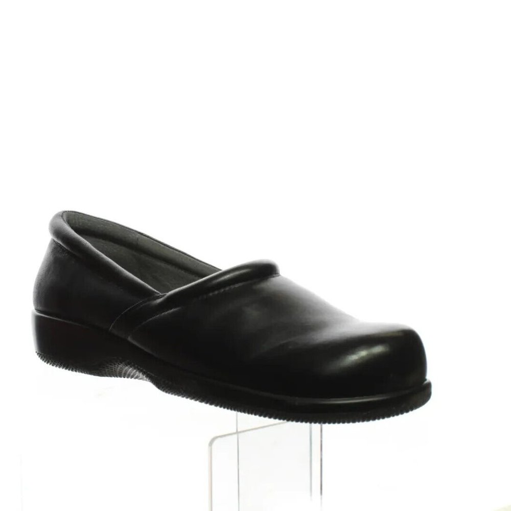 *** Softwalk Adora Slip On Clog Comfort Shoe Black 7.5 N New in Box